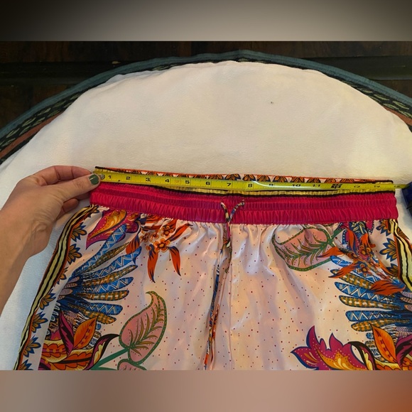 LAST CHANCE! Rachel Zoe Multicolor Tropical Wide Leg Pants - Picture 7 of 13